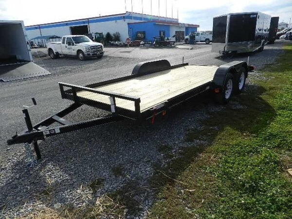 p-10004-7x16_wood_deck_car_hauler_4_.jpg Carry-On 7 x 16 Open Car Trailer