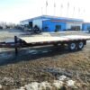 BWise 8 x 22 Deckover Equipment Trailer Power Tilt