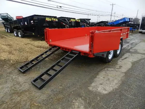 p-10550-b-wise_7x14_dump_trailer_2_-1.webp BWise 7 x 14 Dump Trailer Low Profile With Ramps