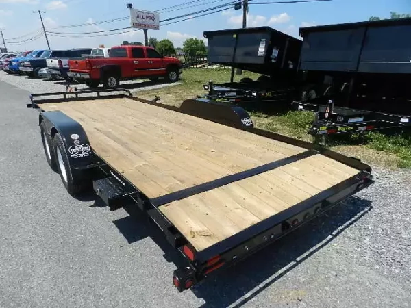 Big Tex 7 x 20 Open Car Hauler Slide Out Ramps