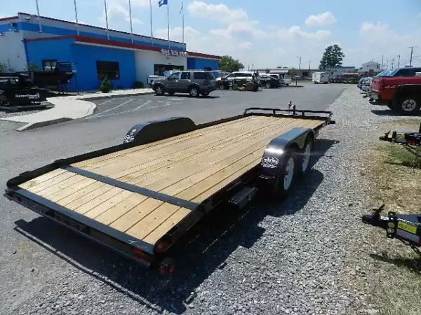 Big Tex 7 x 20 Open Car Hauler Slide Out Ramps
