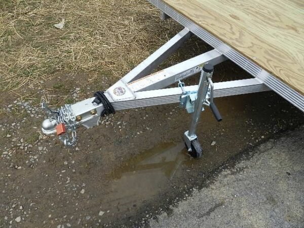 Cargo Pro 8 x 9 Aluminum (2) Place ATV Trailer  -  Aluminum Ramps