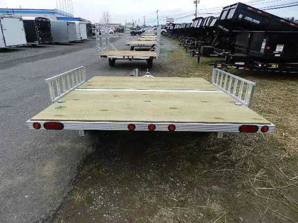Cargo Pro 8 x 9 Aluminum (2) Place ATV Trailer  -  Aluminum Ramps