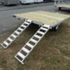 Cargo Pro 8 x 9 Aluminum (2) Place ATV Trailer  -  Aluminum Ramps