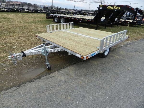 Cargo Pro 8 x 9 Aluminum (2) Place ATV Trailer  -  Aluminum Ramps