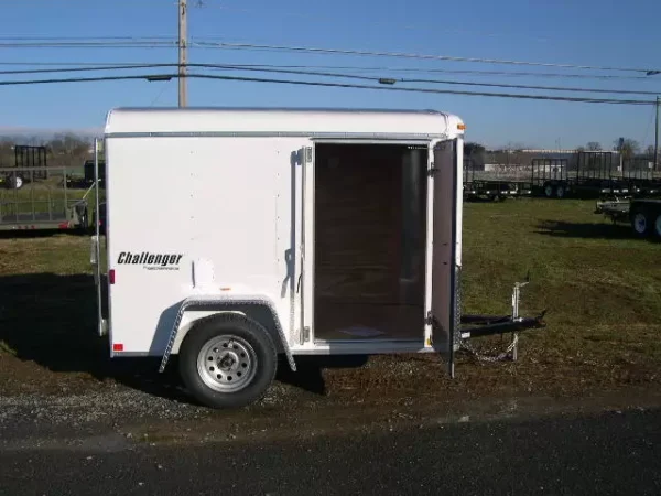 p-3513-small-cargo-trailer-with-single-door.webp Homesteader 5 x 8 Enclosed Trailer Single